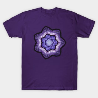 Abstract Flower Resembling Geode T-Shirt